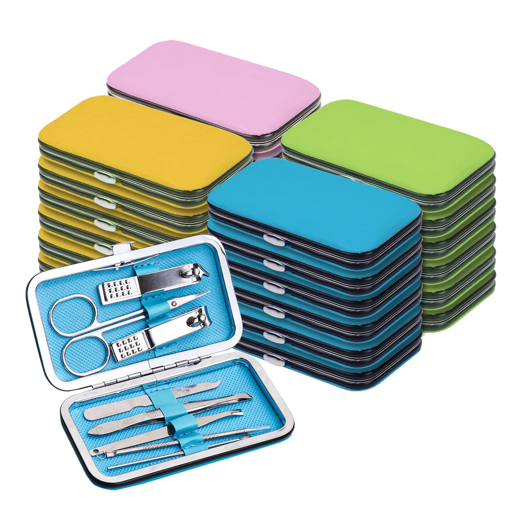 Ensemble Terdey manucure dans coffret cuir, rangement élégant et pratique