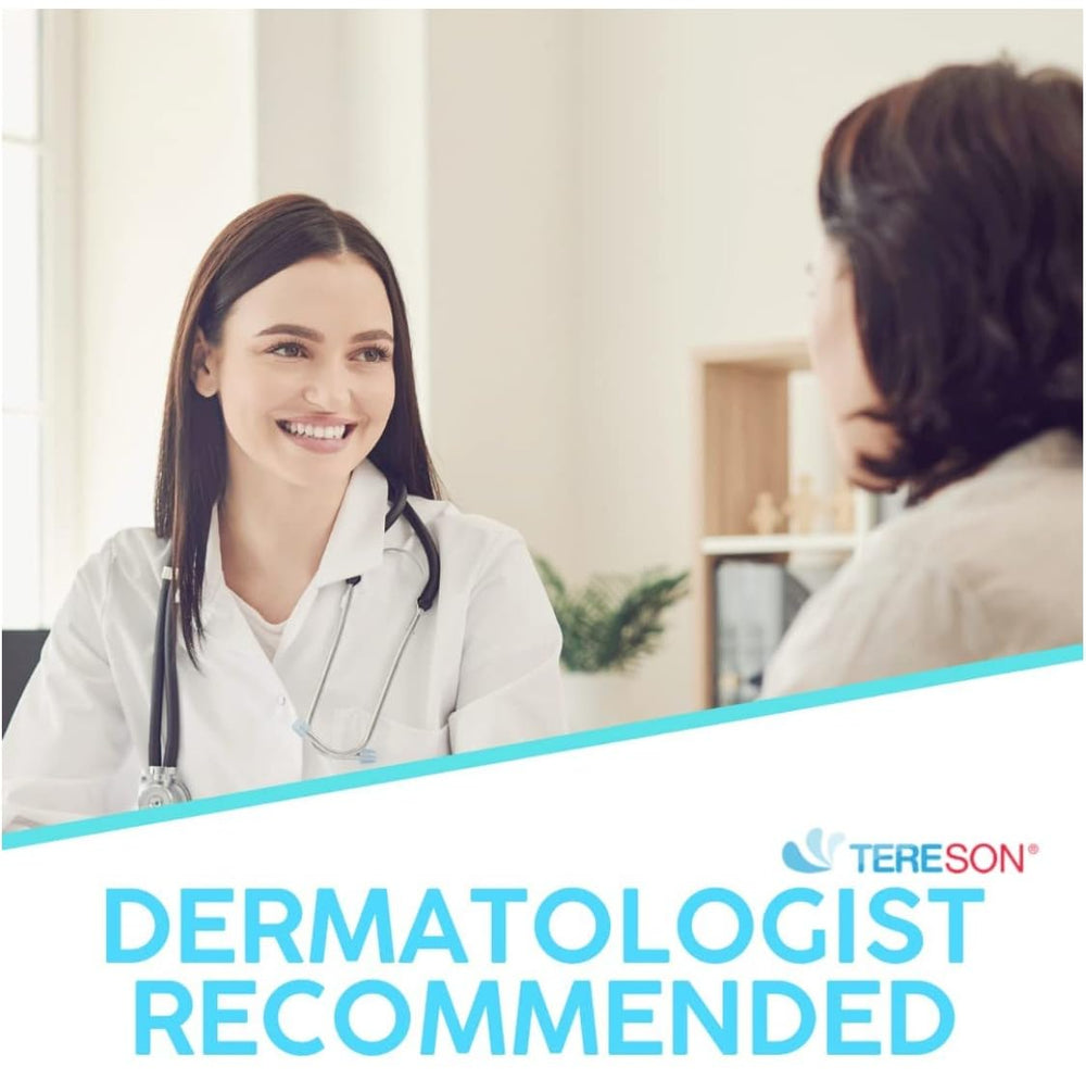 Tereson Strength – peau après application, sensation sèche et fraîche.