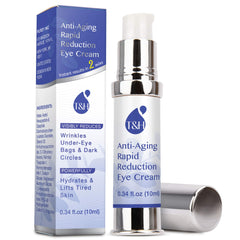 TEREZ & HONOR anti-aging eye-cream bottle for quick application and hydration.