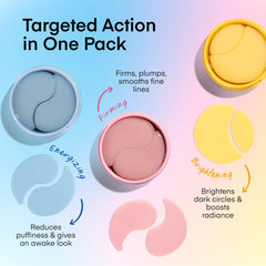 Coffret patchs Yeux TEREZ ET HONOR, trois paquets pour une routine pratique.