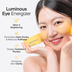 Patchs yeux TEREZ & HONOR avec acide tranexamique ciblant les cernes visuellement