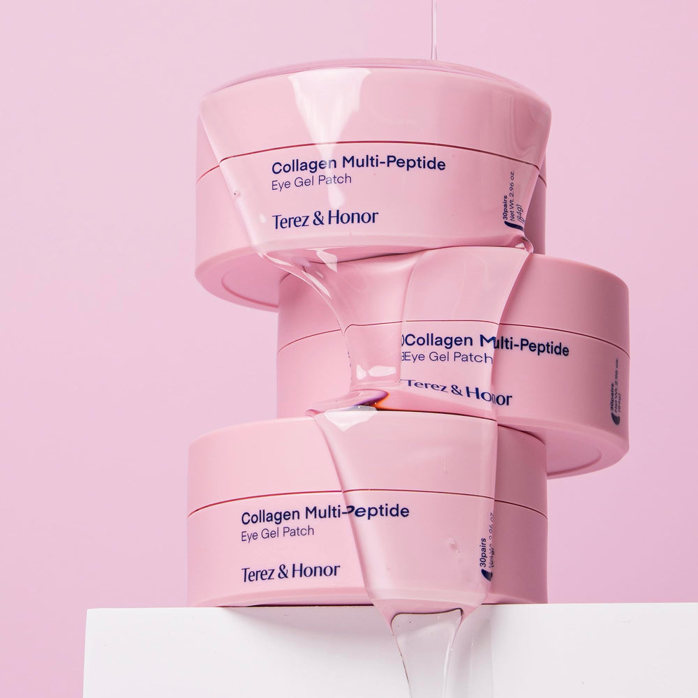 Rituel beauté quotidien avec patches yeux hydratants et raffermissants.