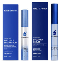 TEREZ & HONOR sérum cils bouteille : soin naturel pour cils plus longs et plus denses