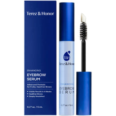 Sérum TEREZ & HONOR en bouteille, favorise des sourcils plus denses et plus longs