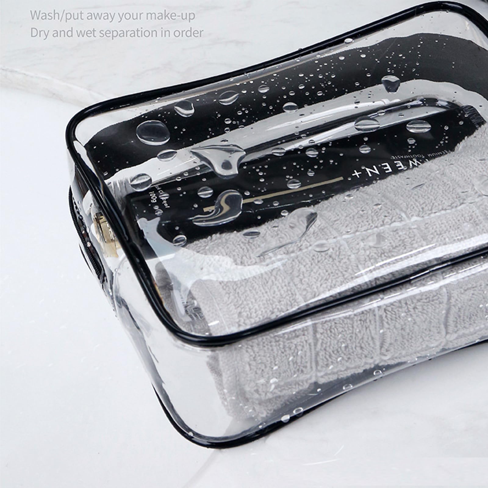 Sac deplacement Tergy transparent pour voyage organise et leger.