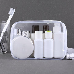 Ensemble de 20 pochettes transparents Tergy pour organisation quotidienne et voyages.