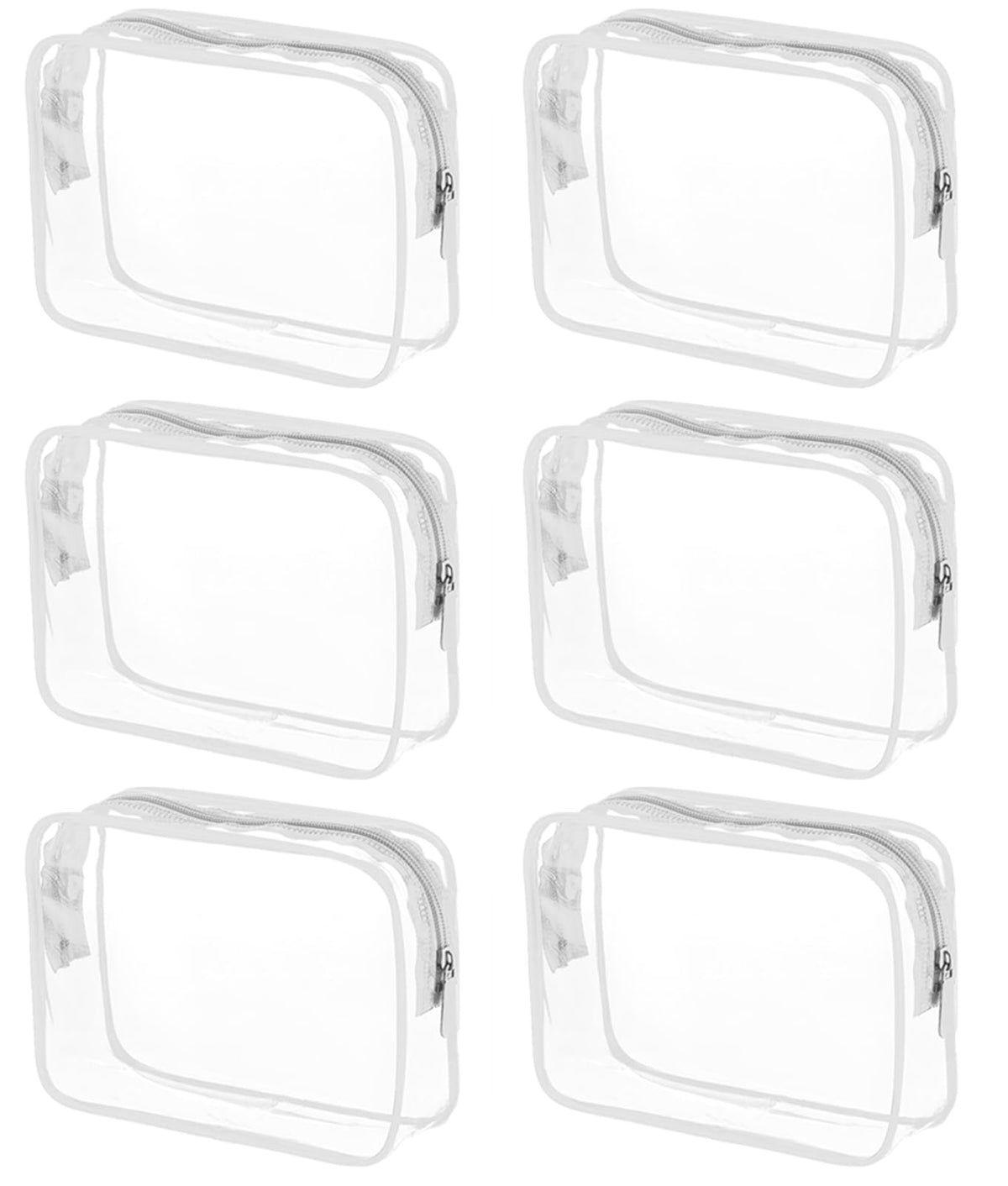 Sacs cosmétiques transparents Tergy, ensemble pratique pour le rangement quotidien