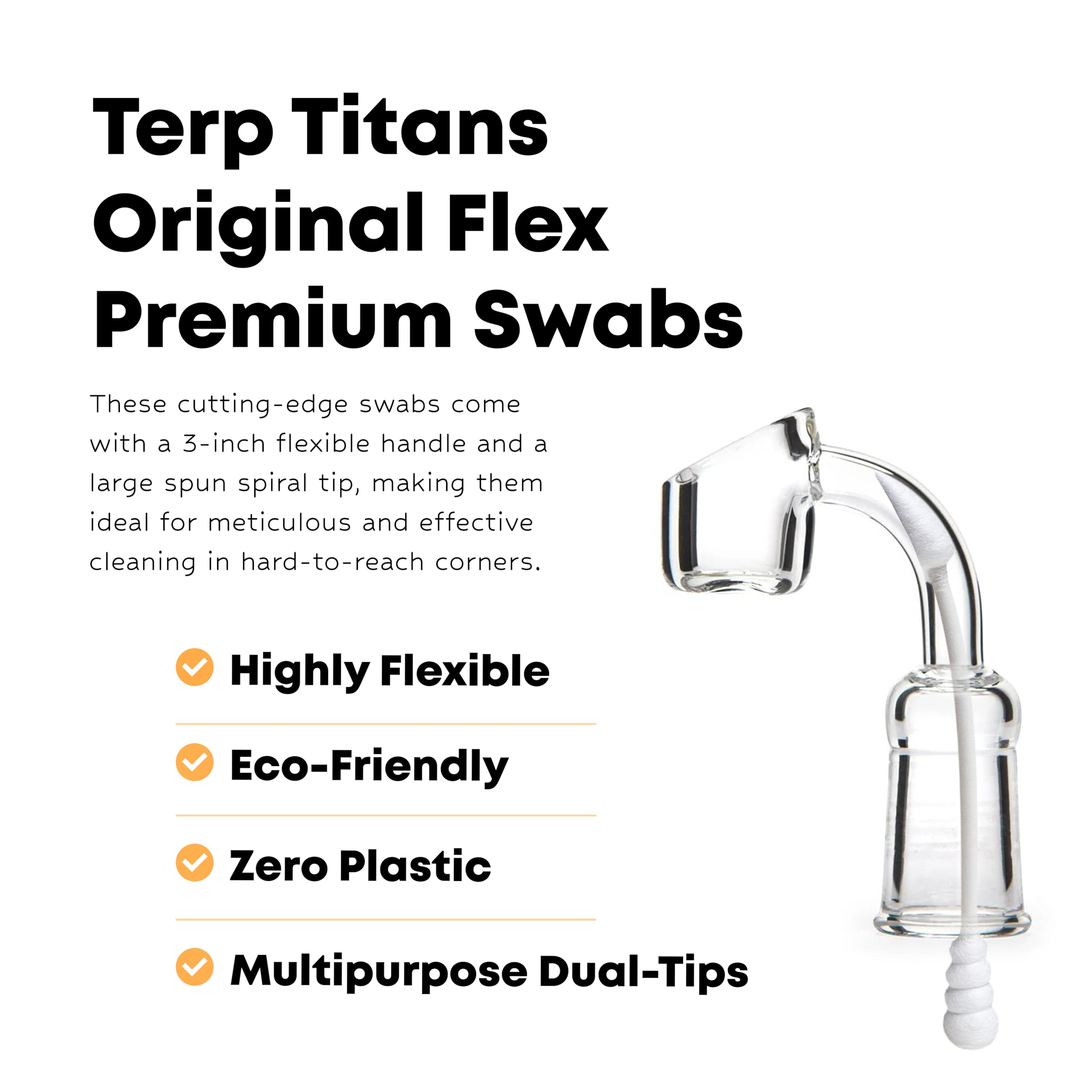 TerpTitans Original Flex : pointe pointue pour une précision dans les espaces restreints.