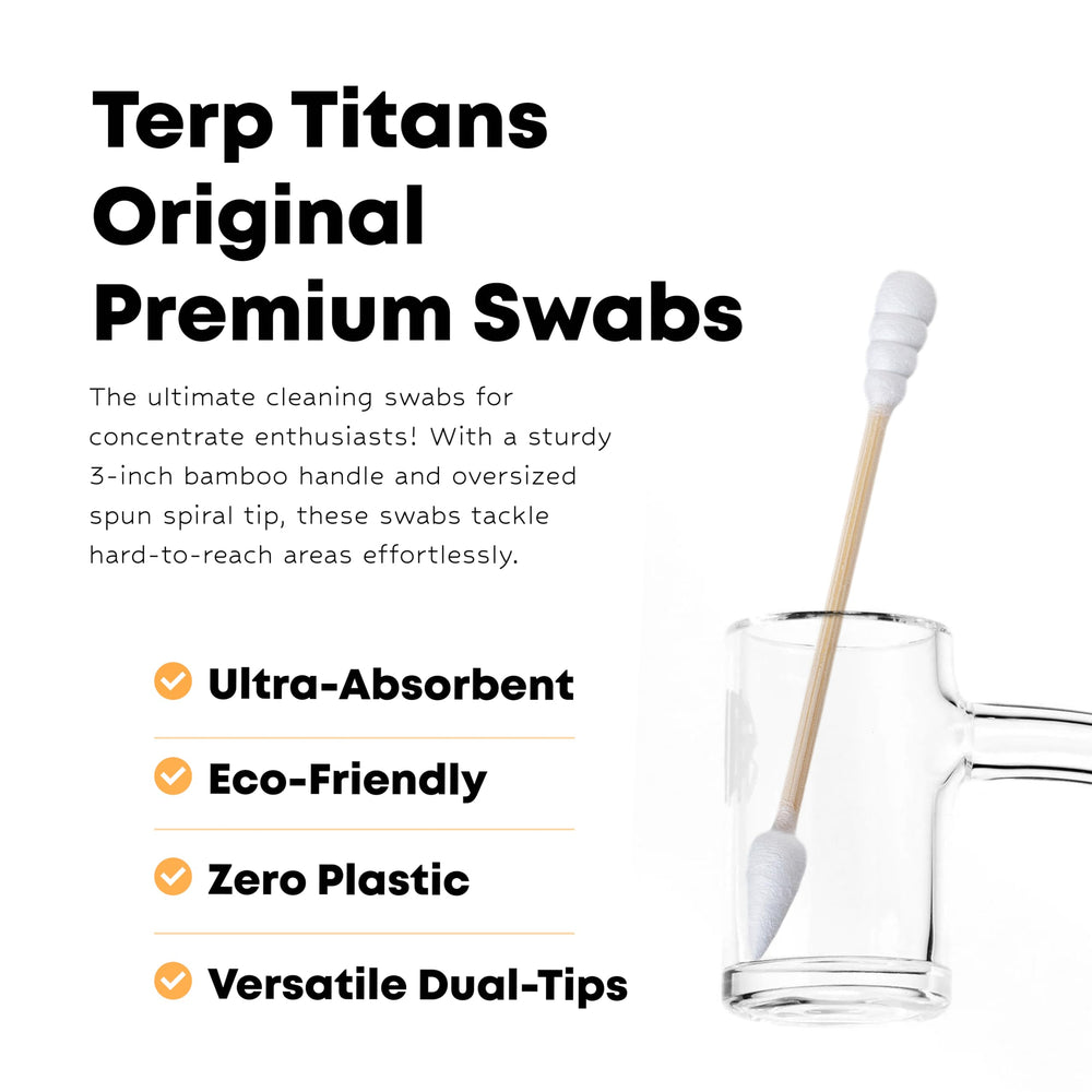 TerpTitans Original – manche en bambou robuste pour une manipulation fiable