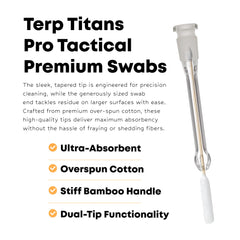 Pointe fine et embout barrel XL du Terp Titans Pro Tactical pour précision.
