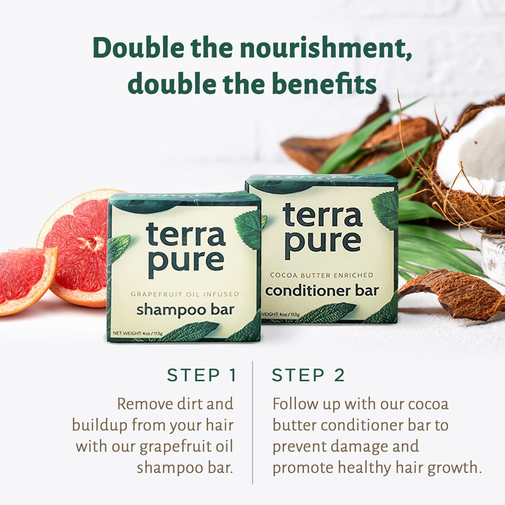 Terra Pure Conditionneur Bar formule concentrée offrant efficacité durable.