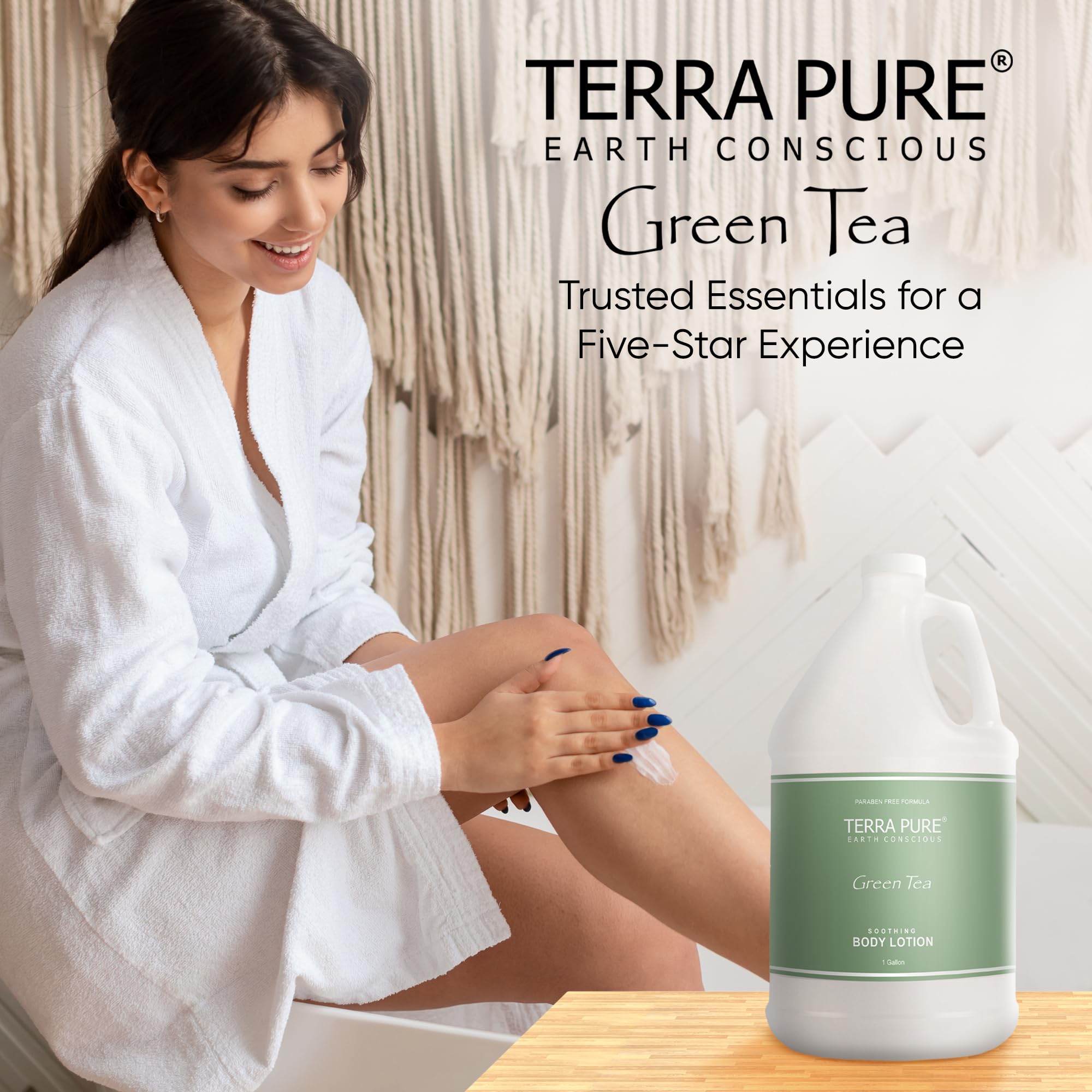 Gamme de soins hotellerie Terra Pure avec d’autres produits associés