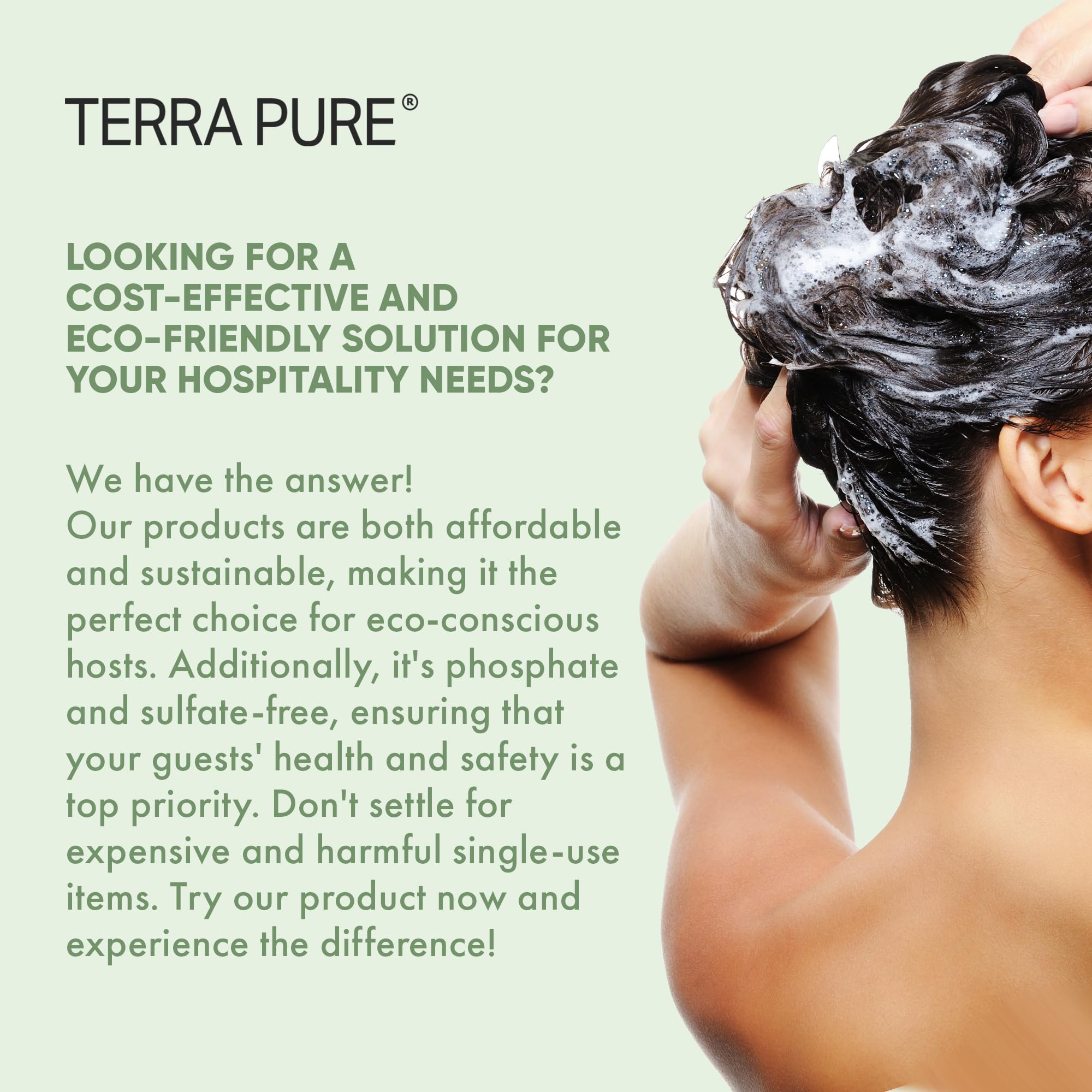 Terra Pure Shampoing Hôtel parfum thé vert en hôtel