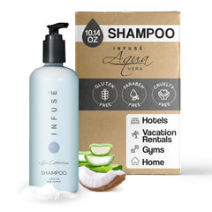 Terra Pure Infuse Shampoo, bouteille pompe, pratique et idéale pour les voyages