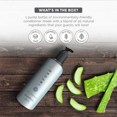 Terra Pure Infuse Shampoo, format hôtel, commodité pour les hôtes
