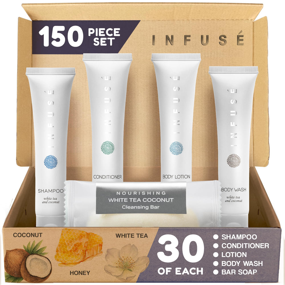 Terra Pure Infuse shampooing bouteille: soin cheveux nourrissant et parfum frais.