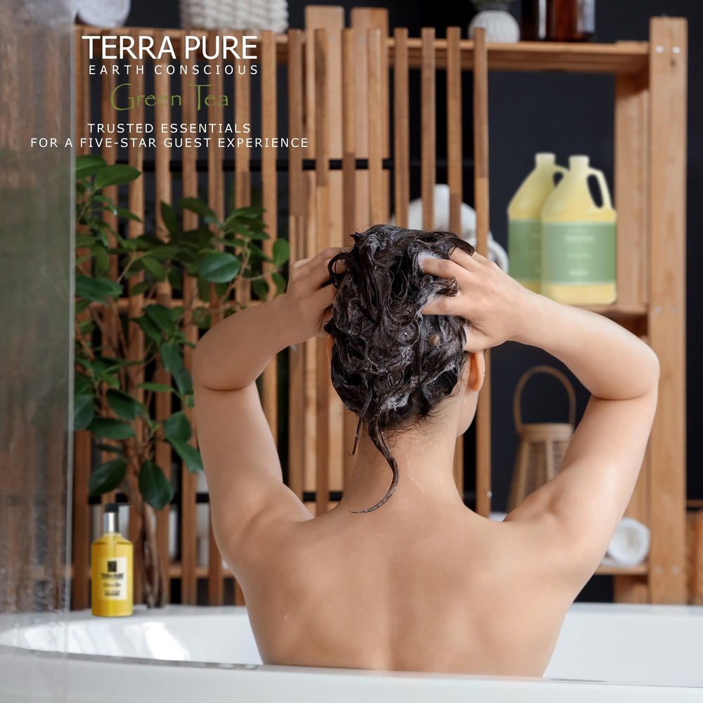 Terra Pure Shampoing Hôtel, sensation douce et usage quotidien en établissement