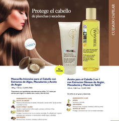 Terramar lightweight shine without greasiness on hair