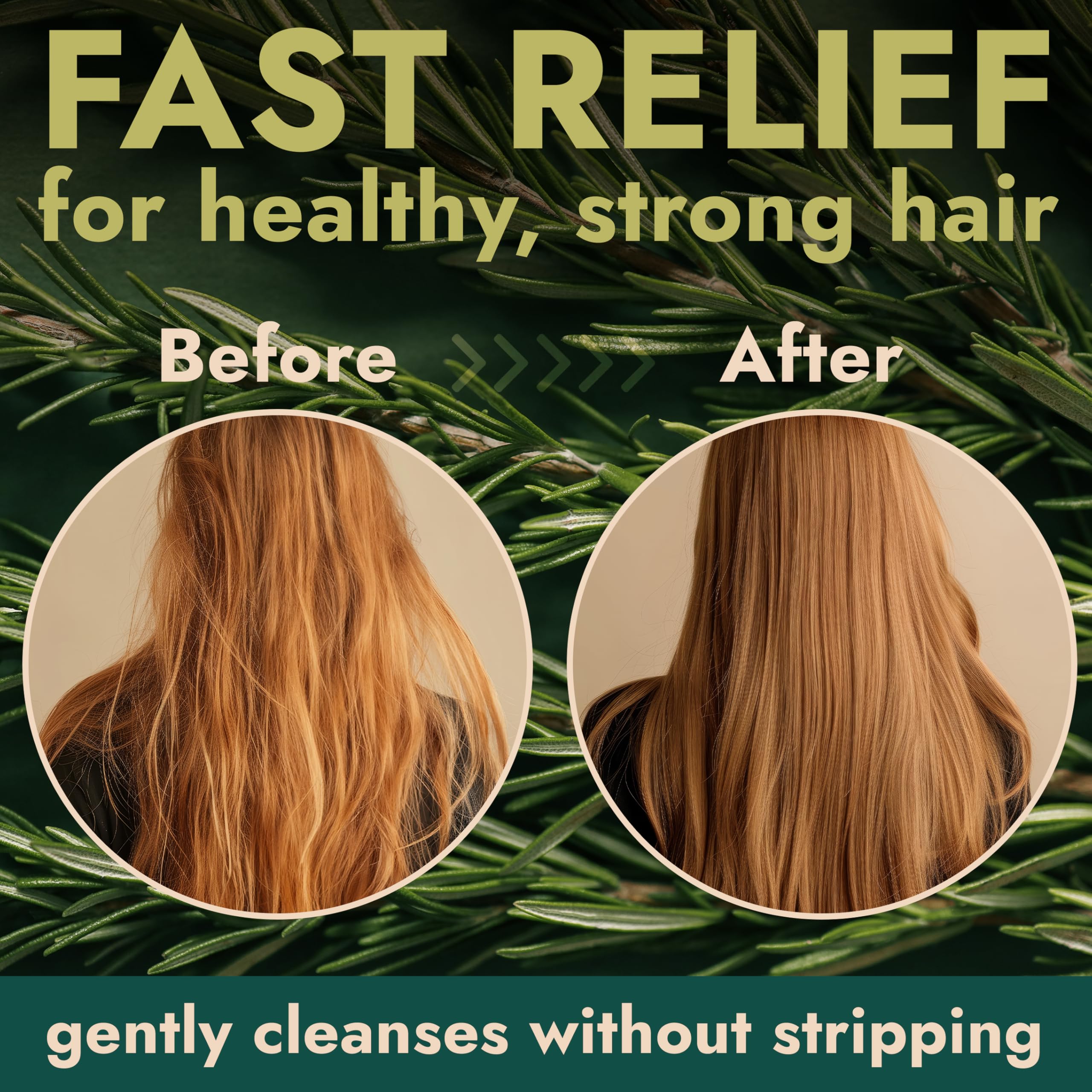 Duo sans sulfates Terramed Just Think Comfort, expérience douce des cheveux