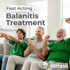 Terrasil Balanitis Soap calendula-boost showcases natural care for sensitive skin.
