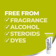 Terrasil Crème – karité et menthe pour hydratation et fraîcheur.