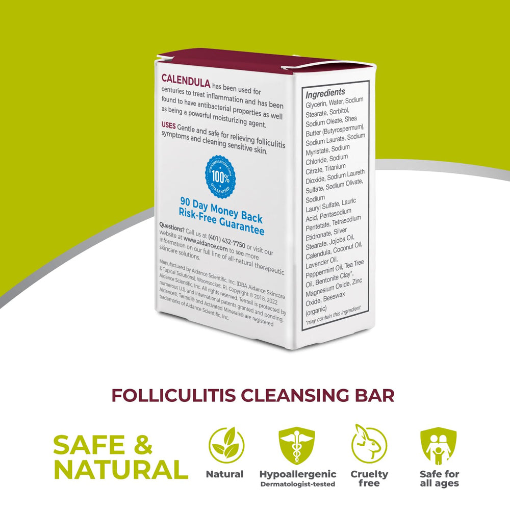 Terrasil Folliculitis Savon – lot de 3 savons pratique et économique.