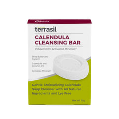 Terrasil Savon Calendula en barre, relief doux pour irritations cutanées.