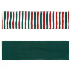 TERSE bandeau rouge rayé Noël, accessoire festif et pratique