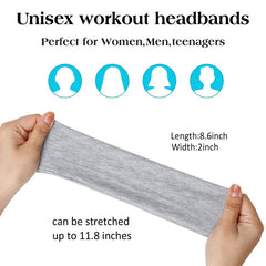 Bandeau TERSE anti-glisse, reste en place pendant sport.