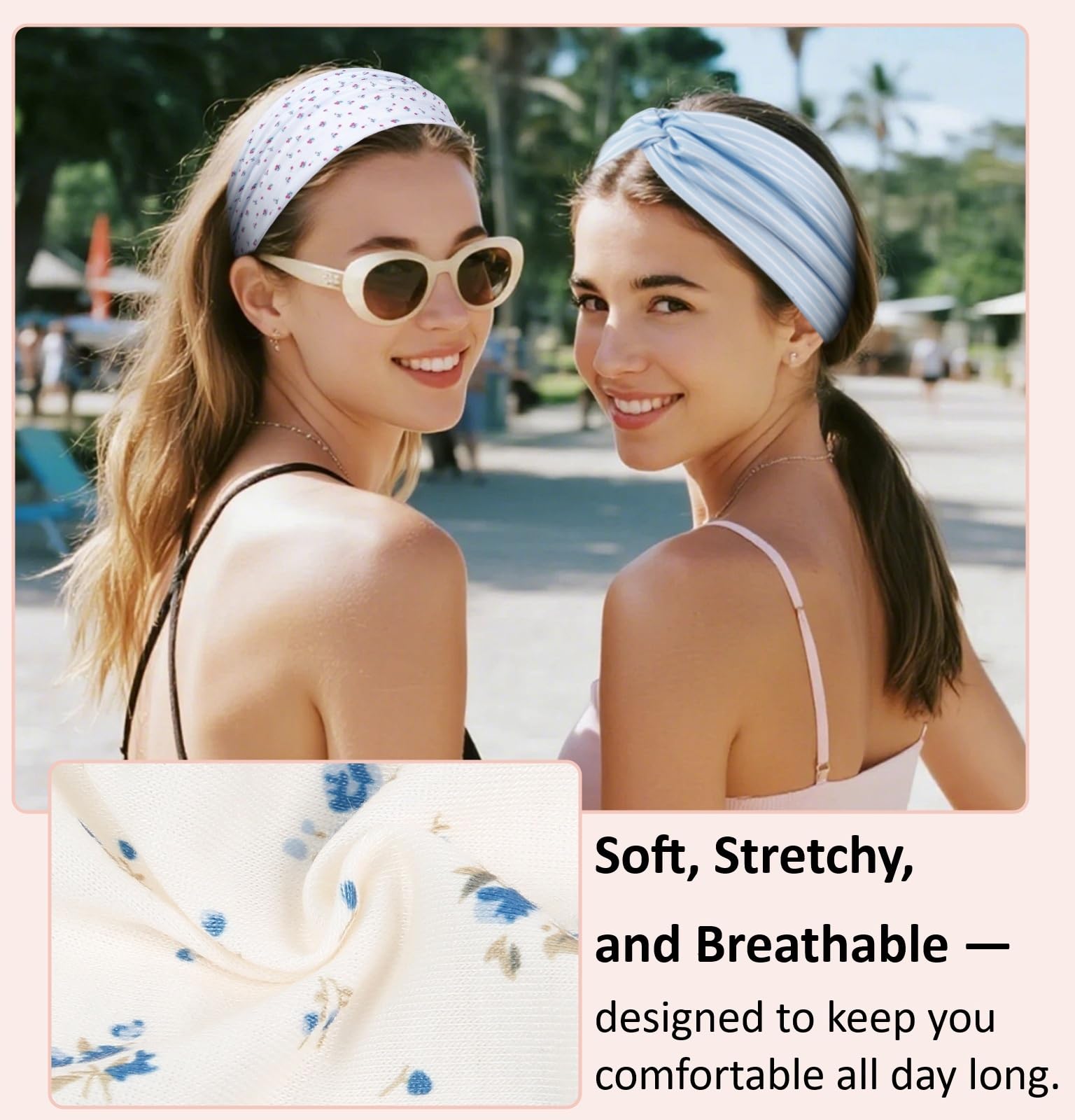Bandeau TERSE en tissu respirant pour rester au sec.