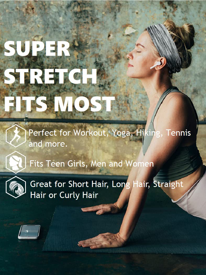 TERSE bande-cheveux sport confort yoga et fluidité des mouvements.