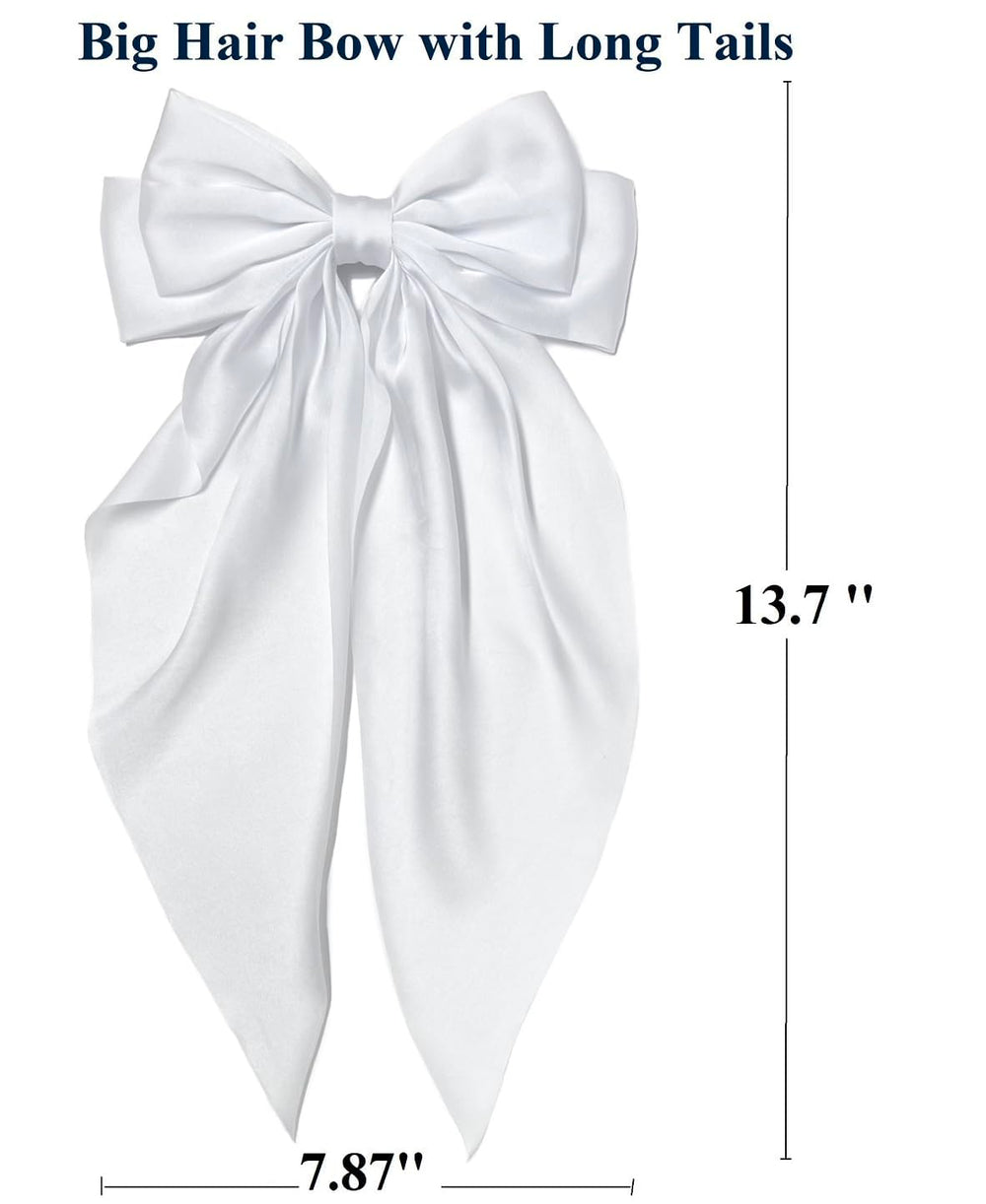 TERSE Noeud bleu pour cheveux, accessoire polyvalent pour les coiffures.