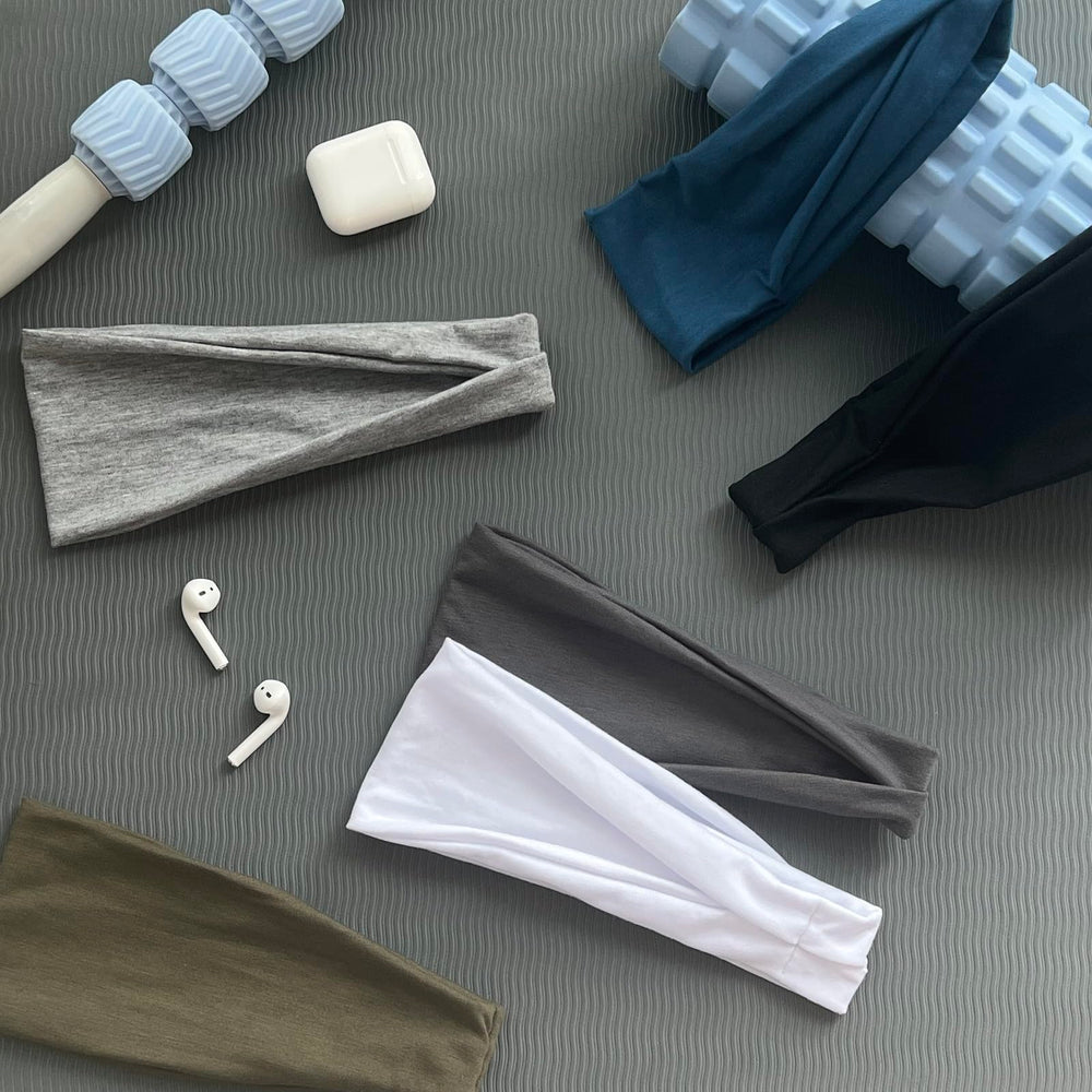 Bandeau TERSE couleur blanc léger et discret pour le sport.