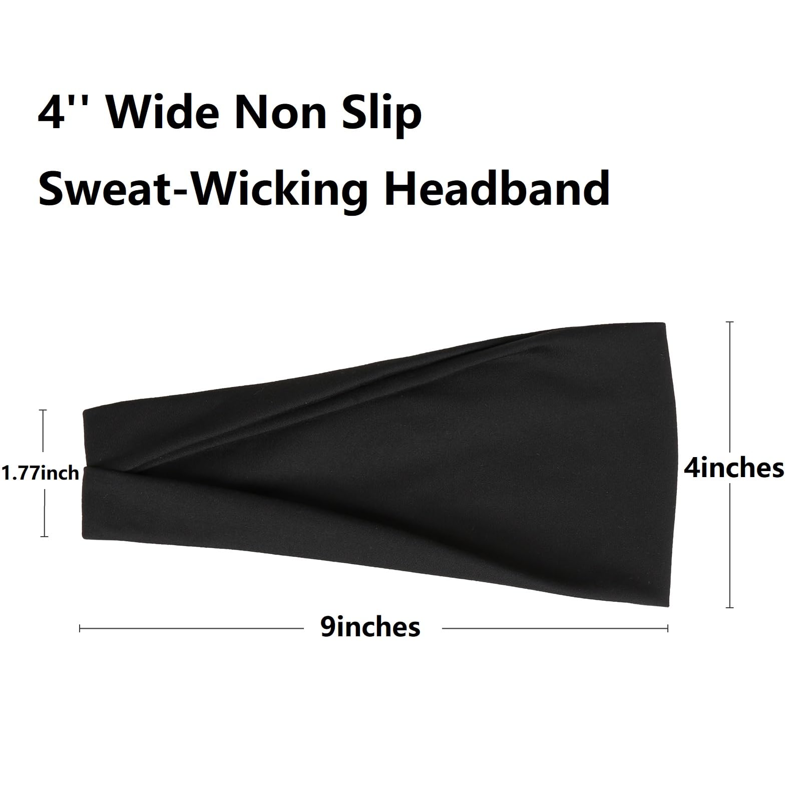 Bandeau TERSE anti-dérapant pour rester en place pendant l'effort.