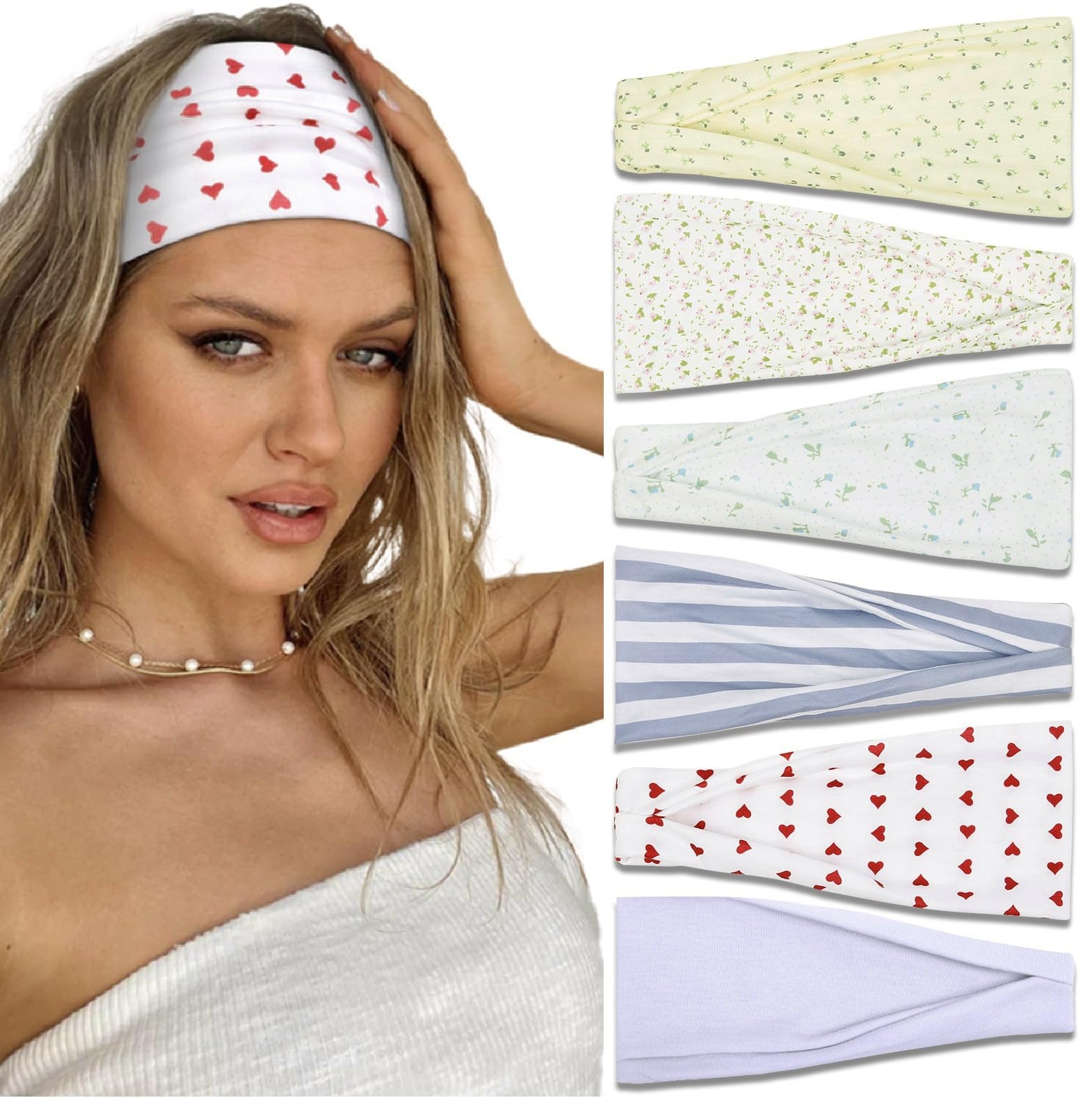 TERSE headband floral, maintien fiable pendant l'entraînement et style raffiné.