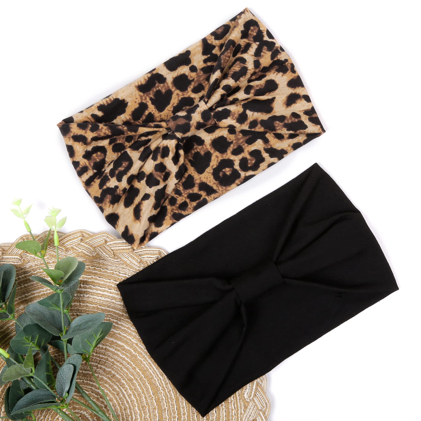 Bandeau TERSE à nouage ajustable, convient à différentes coiffures.
