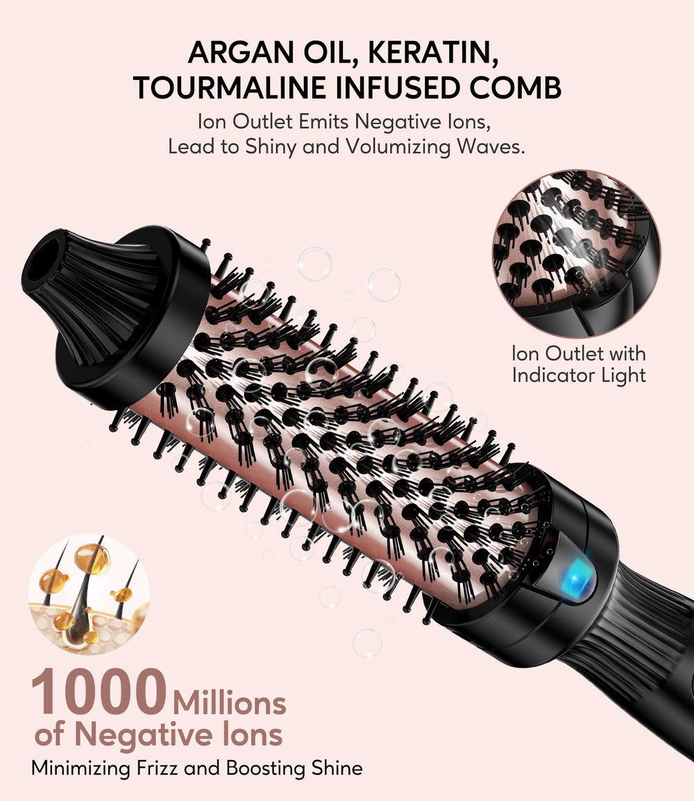 Terviiix poignée ergonomique anti-brûlures pour un coiffage sûr et confortable.