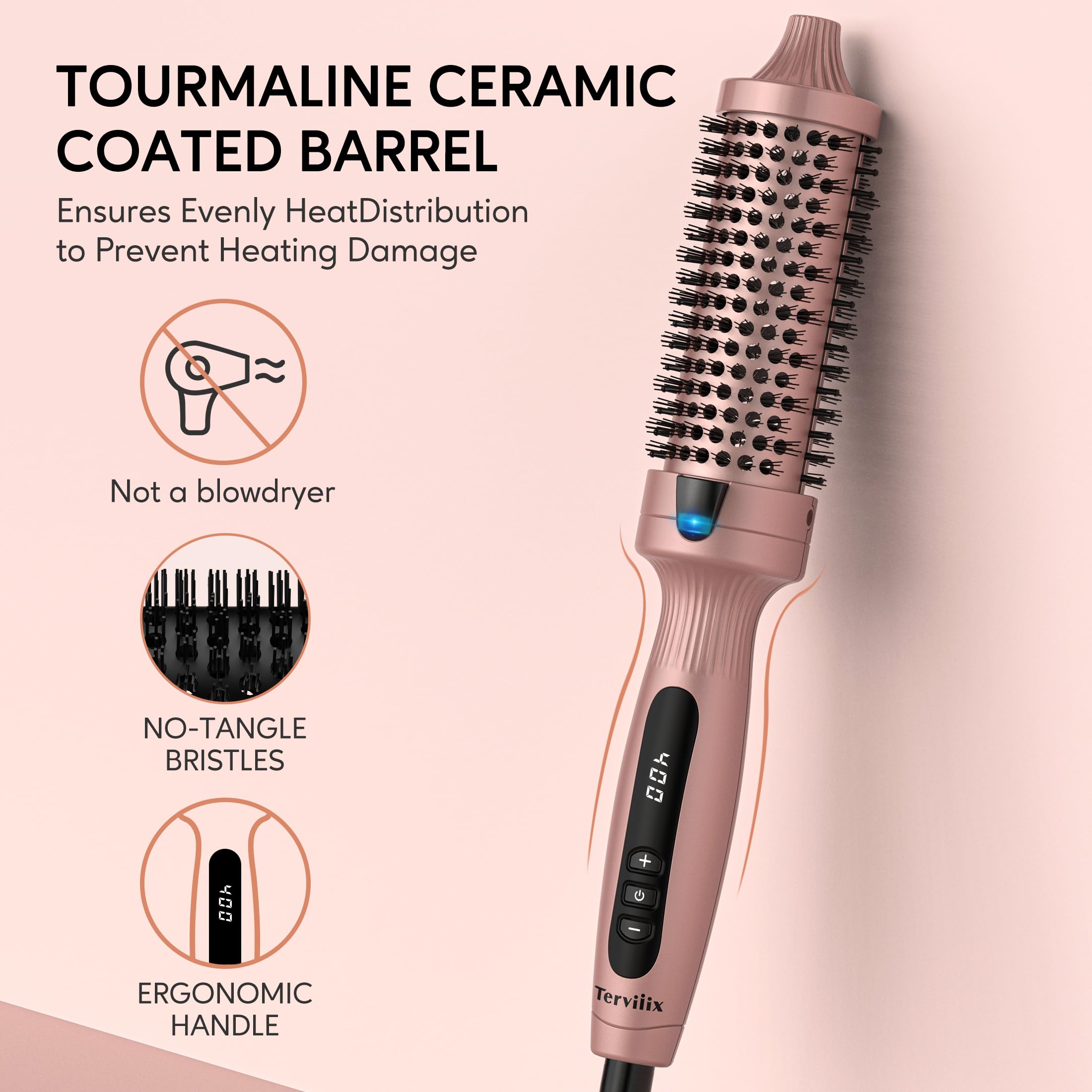 Poils nylon anti-brûlure Terviiix — glisse douce et protection lors du passage.