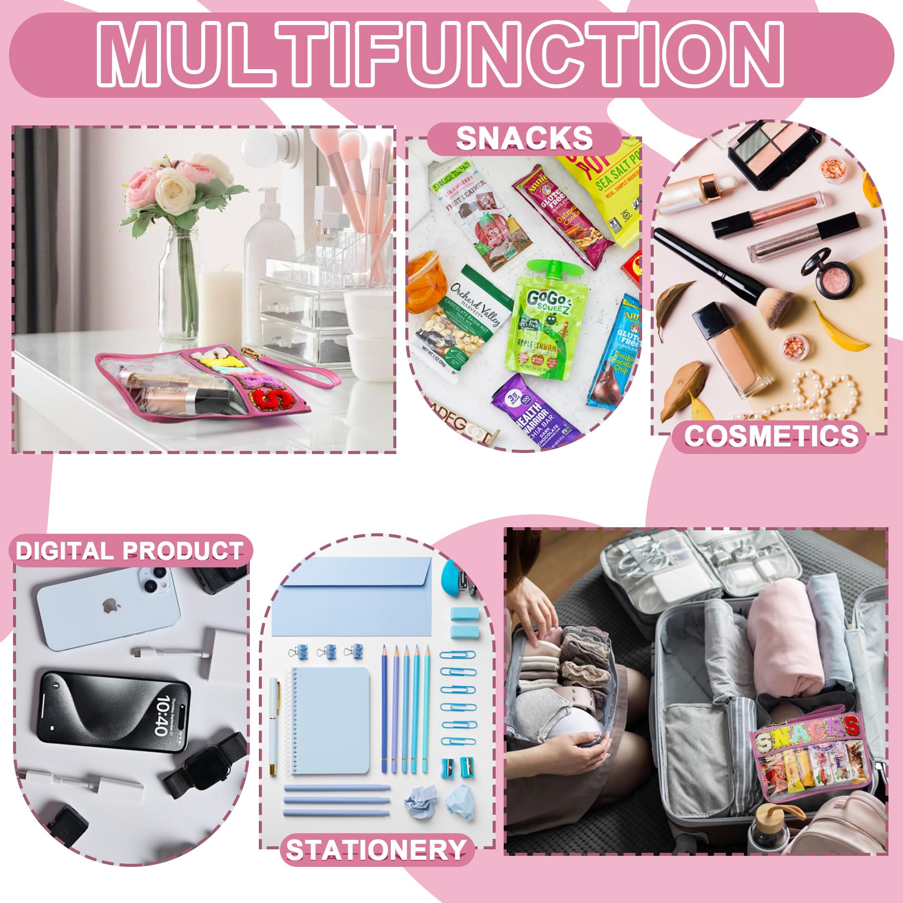 TESAFNG patch chenille lettres, ajoute une touche chic et distinctive.