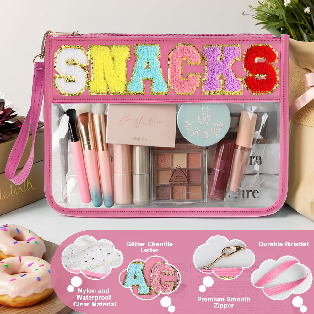 TESAFNG trousse étanche PVC et PU rose, protège liquides et accessoires.