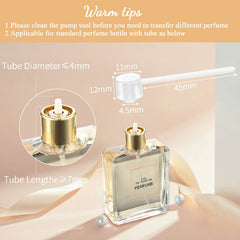Atomiseur Tessco pour vous noir 10 ml, léger et anti-fuite