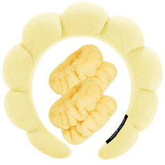 Bandeau spa Tetizo en éponge absorbante pour le visage.