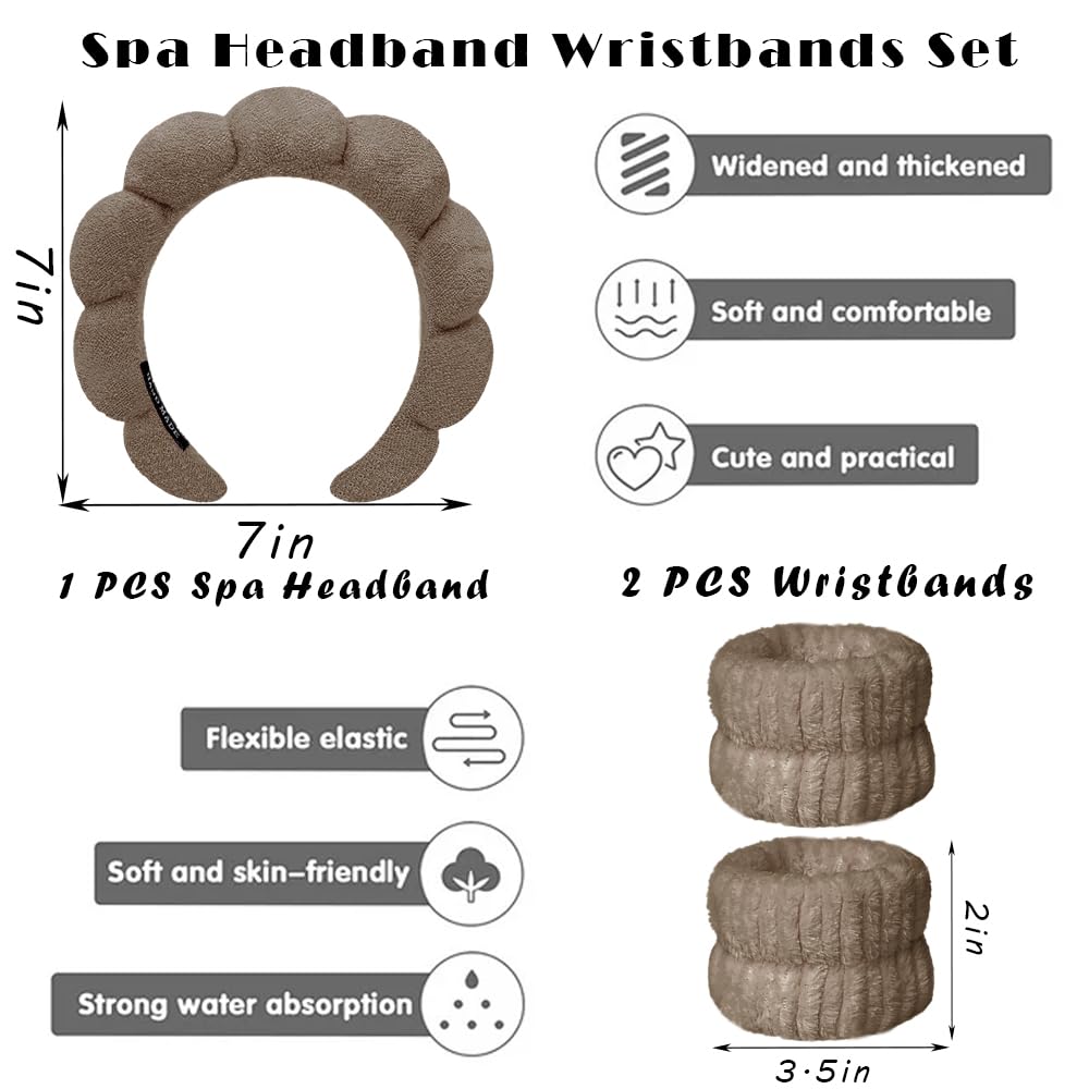 Tetizo bracelet poignet absorbant en microfibre évite les éclaboussures.
