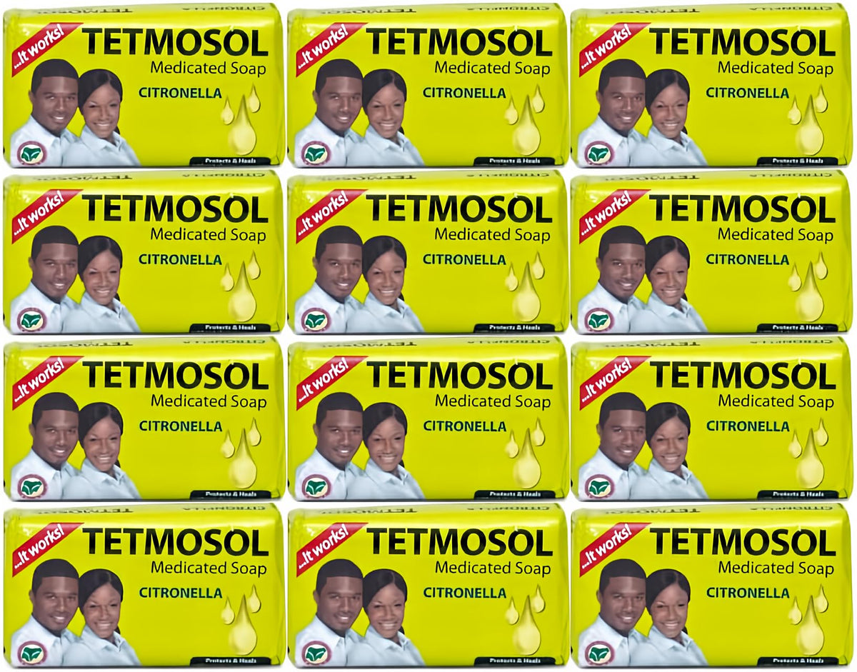 Savon Tetmosol 85 g, lot de 12, soin quotidien de la peau