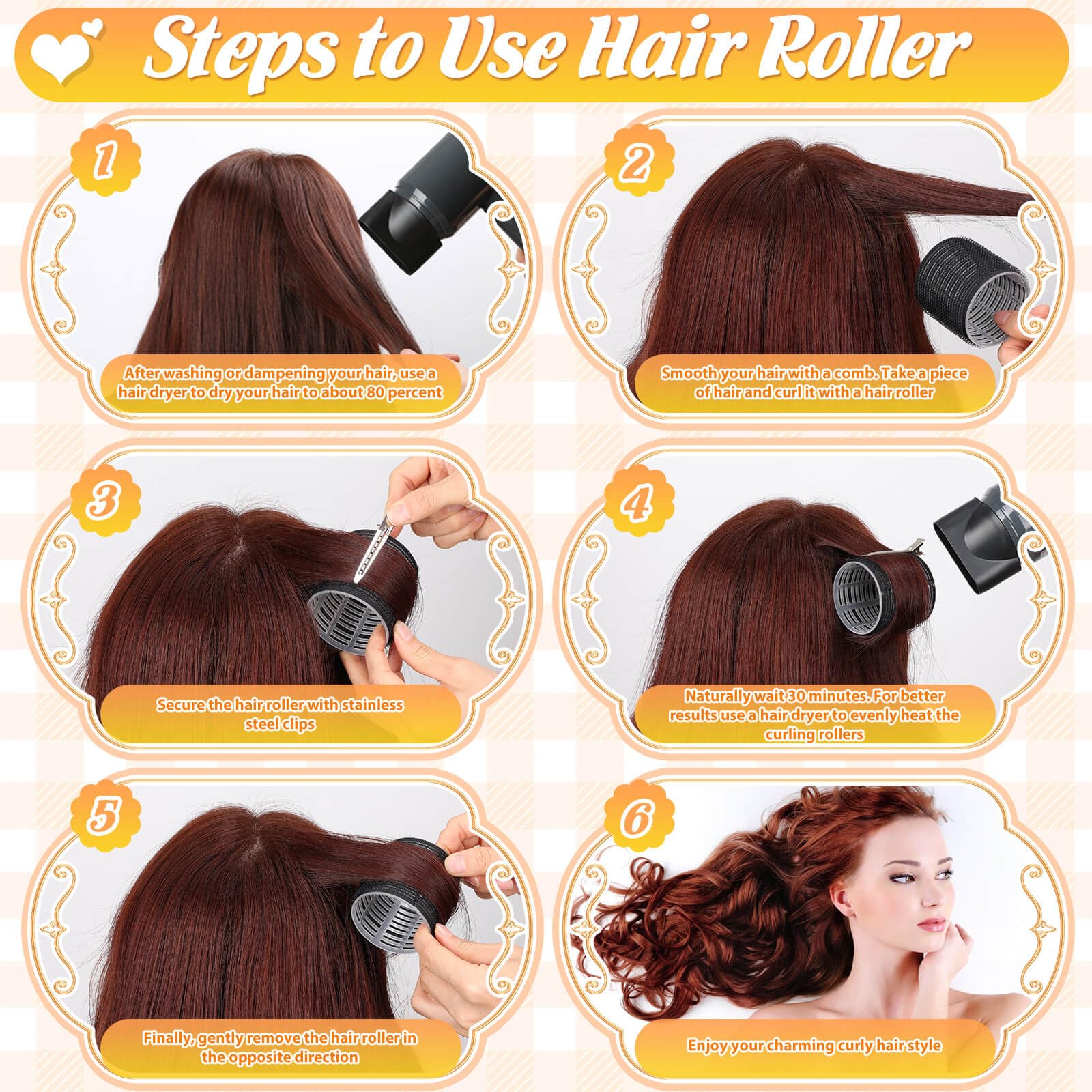 Peigne Tetutor inclus pour démêler et préparer les cheveux