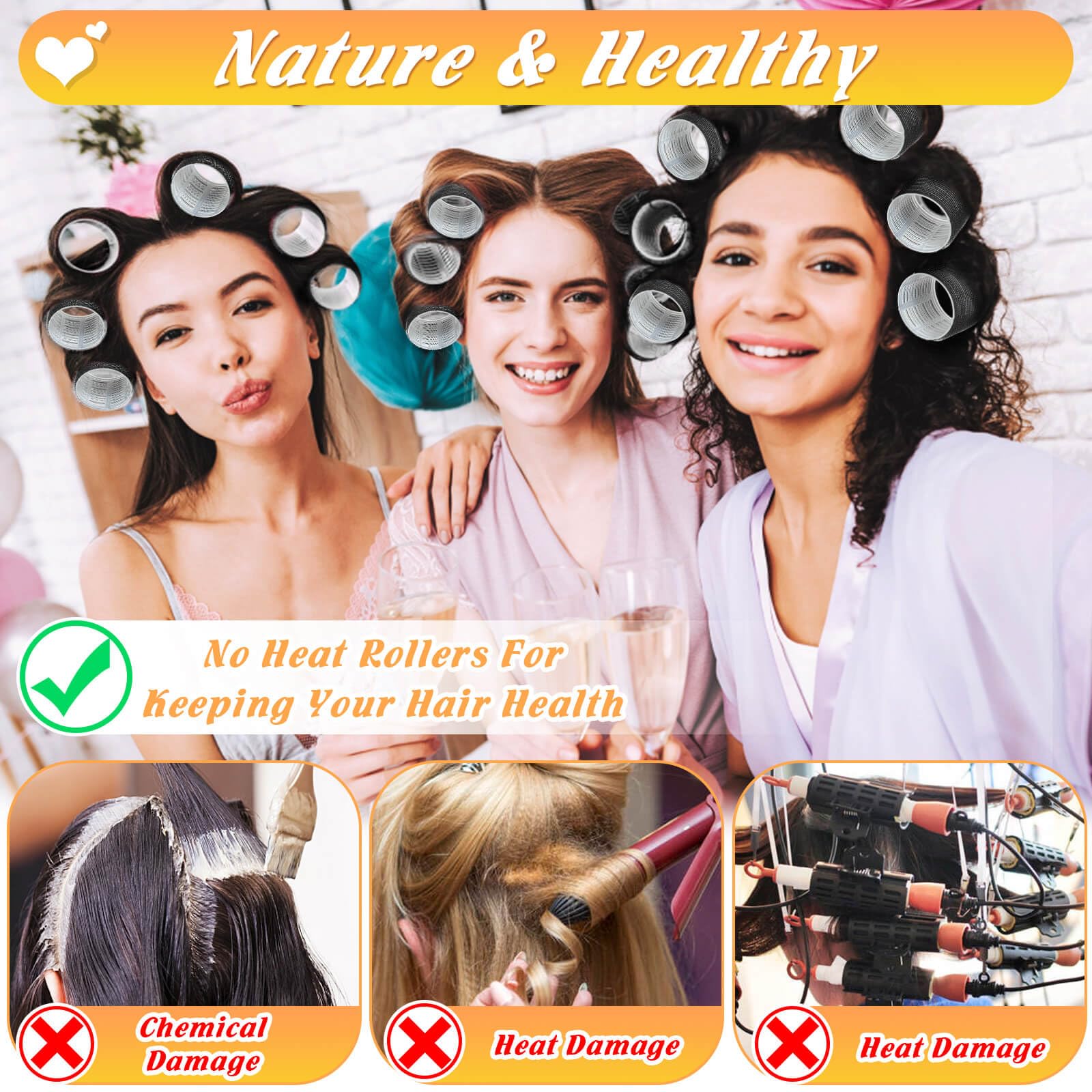 Rouleaux Tetutor petite taille pour fins détails de coiffure