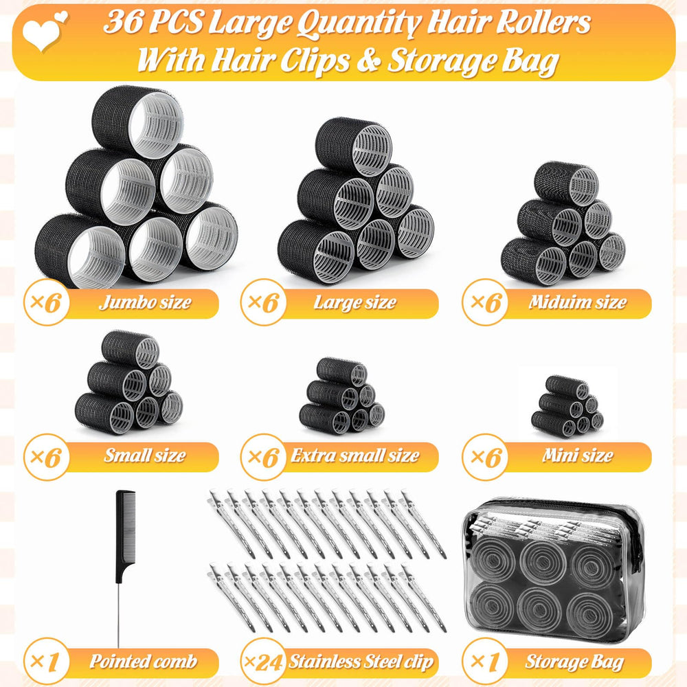 Rouleaux Tetutor taille moyenne pour boucles douces et naturelles