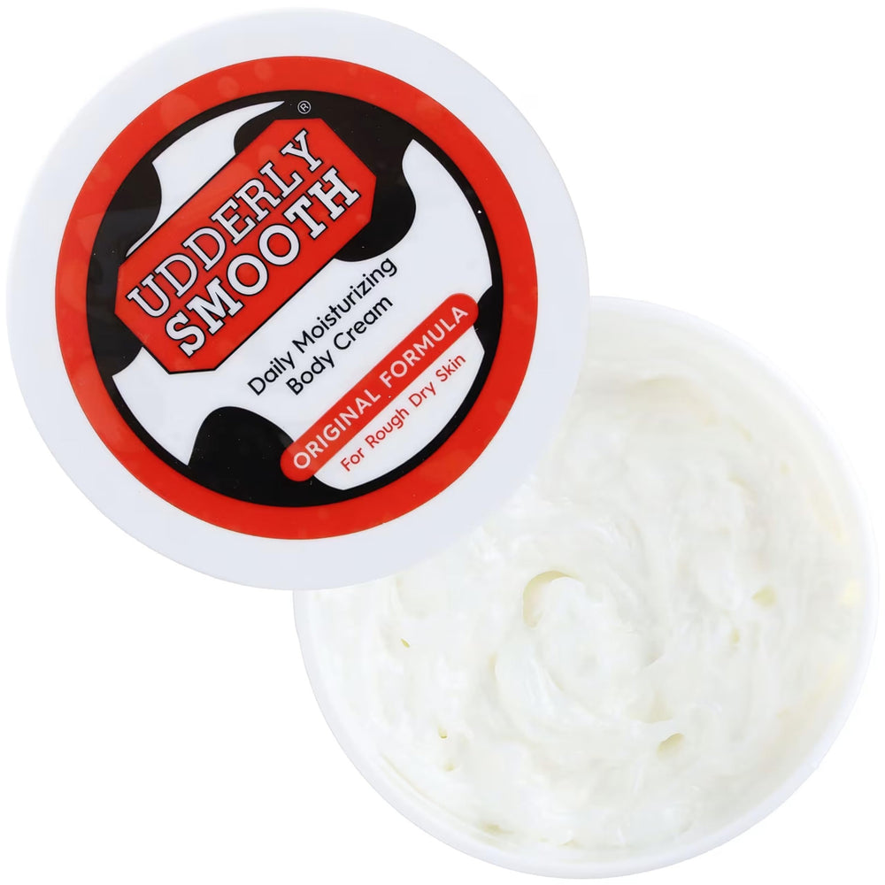 Texture non grasse Udderly Smooth, sensation légère après l application.
