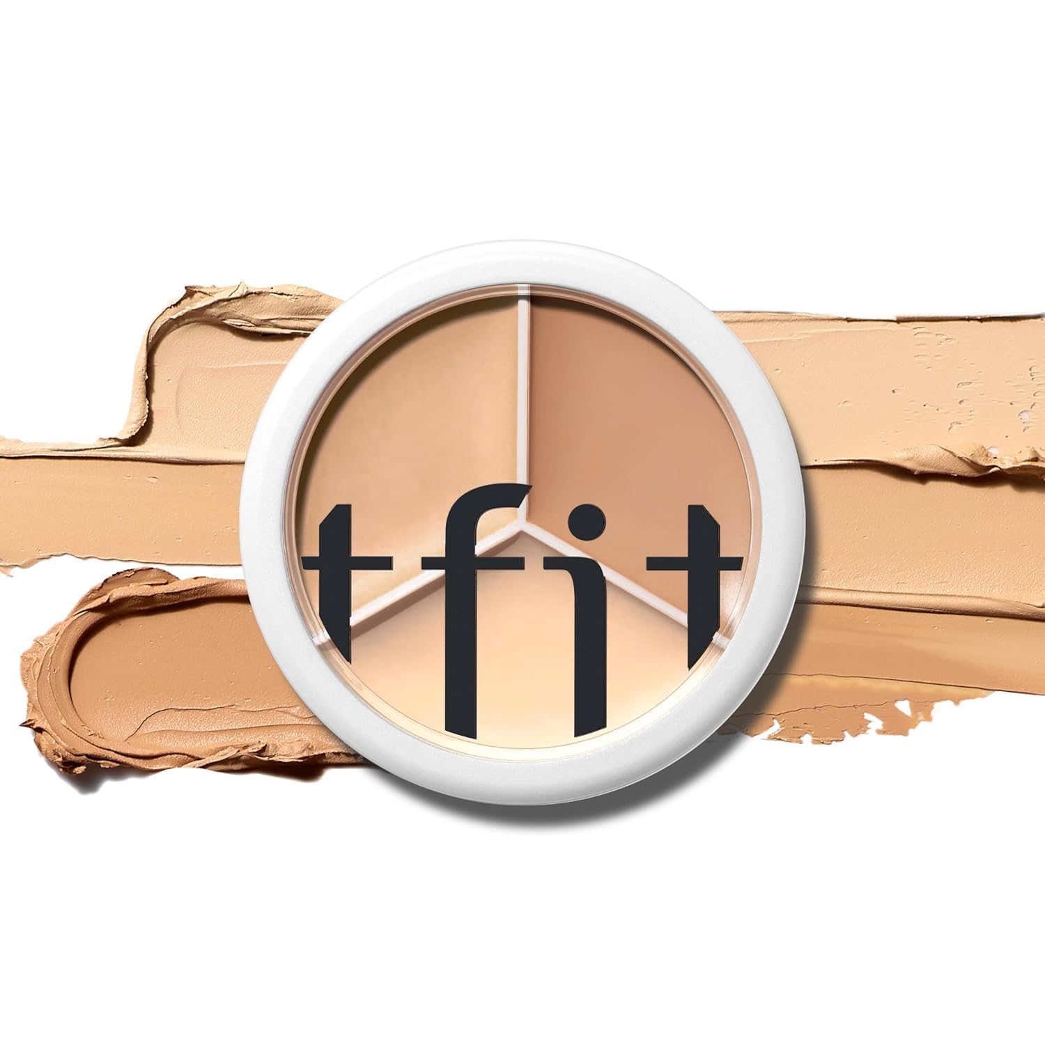 TFIT Concealer Pot Triple Palette – emballage compact facilitant la routine maquillage.