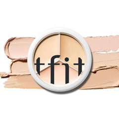 TFIT correcteur triple palette en action offrant une couvrance durable